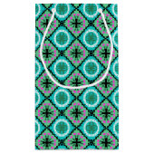 ウズベク族およびカザフスタン人のモチーフのSuzaniパターン スモールペーパーバッグ (裏面)