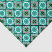 ウズベク族およびカザフスタン人のモチーフのSuzaniパターン 薄葉紙 (詳細)