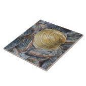 ウズラとアサリのセラミックタイル タイル (側面)