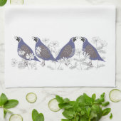 ウズラのキッチンタオル キッチンタオル (折り畳み)