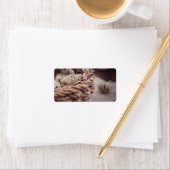 ウズラの卵を巣に ラベル (インサイチュ)