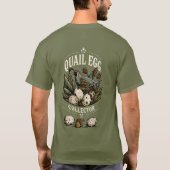 ウズラの卵コレクターズクラブ Tシャツ (裏面)
