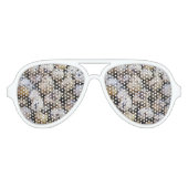 ウズラの卵 アビエーターサングラス (正面)