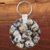 ウズラの卵 キーホルダー (正面)