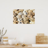 ウズラの卵 ポスター (キッチン)