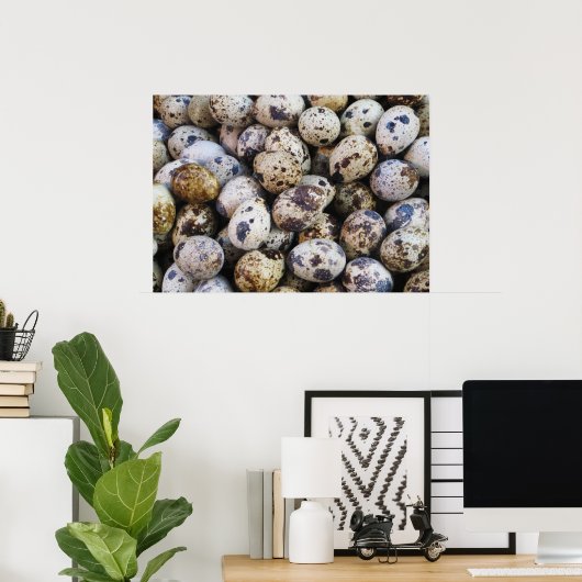 ウズラの卵 ポスター (ホームオフィス)