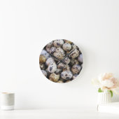 ウズラの卵 ラウンド壁時計 (ホーム)