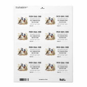 ウズラの卵 |ヴィンテージファーム名 ラベル (フルシート)