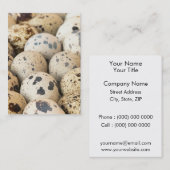 ウズラの卵 名刺 (正面/裏面)