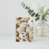 ウズラの卵 名刺 (スタンド正面)