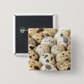 ウズラの卵 缶バッジ (正面&裏面)