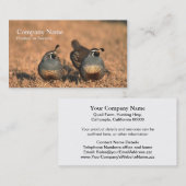 ウズラの名刺 名刺 (正面/裏面)