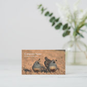 ウズラの名刺 名刺 (スタンド正面)