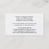 ウズラの名刺 名刺 (裏面)