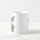 ウズラの家族 コーヒーマグカップ (中央)
