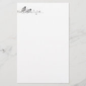 ウズラの文房具 便箋 (正面)