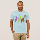 ウズラの集まり Tシャツ (正面フル)
