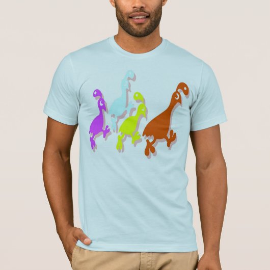 ウズラの集まり Tシャツ (正面)