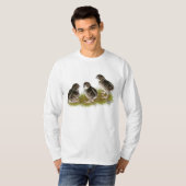 ウズラの雛 Tシャツ (正面フル)