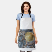 ウズラズラ エプロン (着用した状態)