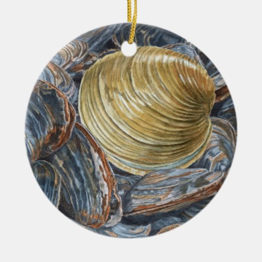 ウズラズラ セラミックオーナメント (正面)