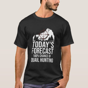 ウズラ狩りバードハンターシーズン Tシャツ