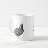 ウズラ コーヒーマグカップ (正面左)