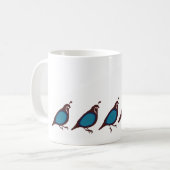 ウズラ コーヒーマグカップ (正面左)