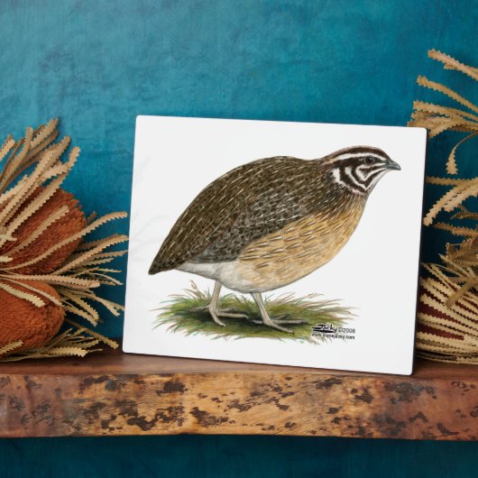 ウズラ フォトプラーク (側面)