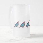 ウズラ フロストグラスビールジョッキ (正面左)