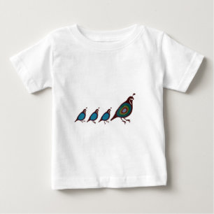 ウズラ ベビーTシャツ