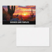 ウズールとベビーズデザートアリゾナ 名刺 (正面/裏面)