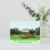 ウソニアイン葉書通り標識 ポストカード (スタンド正面)