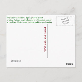 ウソニアイン葉書通り標識 ポストカード