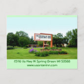 ウソニアイン葉書通り標識 ポストカード (正面)