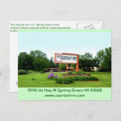 ウソニアイン葉書通り標識 ポストカード (正面/裏面)