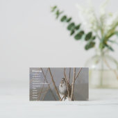 ウタスズメ 名刺 (スタンド正面)