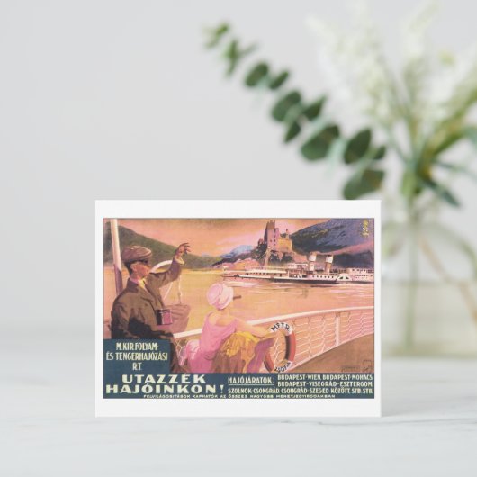 ウタゼックハジョインコンブダペスト旅行ポスター ポストカード (スタンド正面)