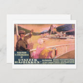 ウタゼックハジョインコンブダペスト旅行ポスター ポストカード (正面/裏面)