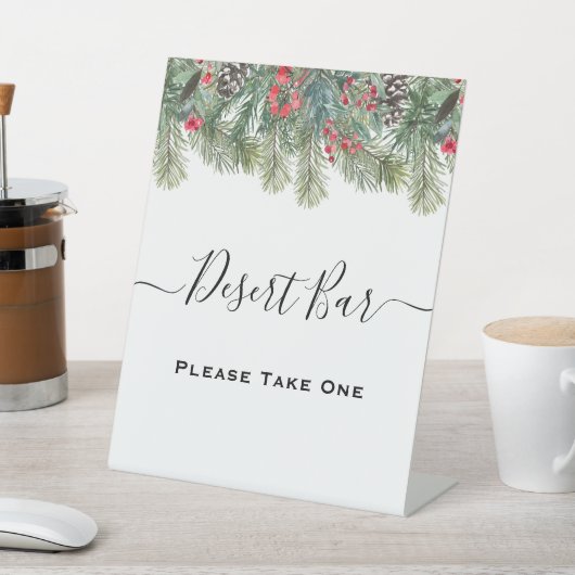 ウタ素朴ーベリーパイン結婚グリーン 台座サイン (インサイチュ)