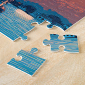 ウダイプールインドイラストレーショントラベルアートヴィンテージ ジグソーパズル (側面)