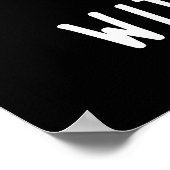 ウダー遊ドーとおもしろいよく牛プリン暗いBG ポスター (角)