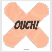 ウチおもしろい貼付事故 シール (シート)