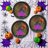 ウチウチのタイムハロウィーンの魔女 ペーパーコースター