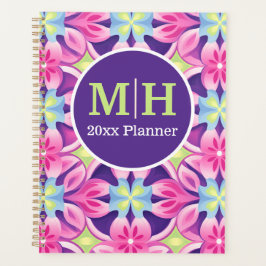 ウチノキ、ピンク、ライム野生 プランナー手帳