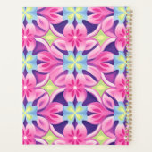 ウチノキ、ピンク、ライム野生 プランナー手帳 (裏面)