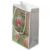 ウチワサボテンサボテンの花 スモールペーパーバッグ (裏面アングル)