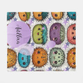 ウチンウィズスターズプリント フリースブランケット (正面(横))