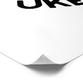 ウッケウクレレおもしろいプン勇気付けられる ポスター (角)