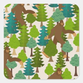 ウッズおもしろいの大足 スクエアシール